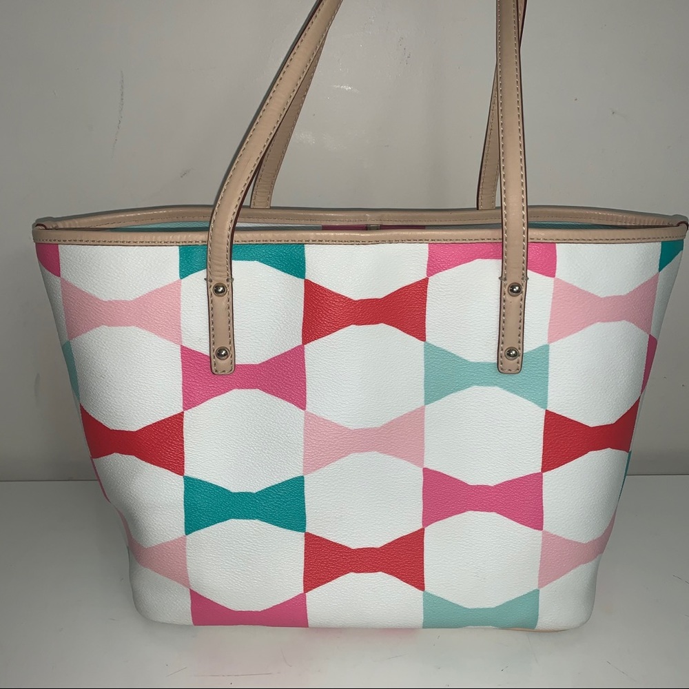 Kate Spade Coated Canvas Bow Harmony Tote - Picture 5 of 10